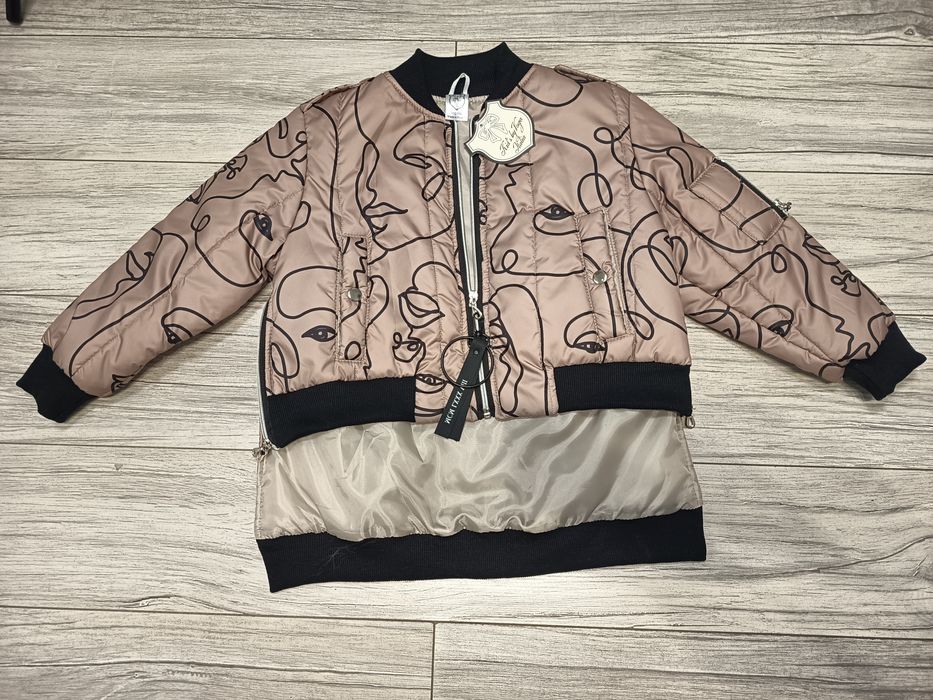 Kurtka Dziewczęca lekko ocieplona pikowana Kid's by Voga