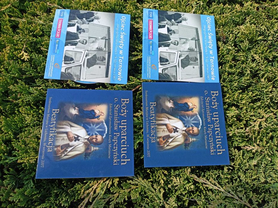 Zestaw Płyt DVD/CD Jan Paweł II Tarnów 1987 / o. Stanisław Papczyński Licheń 2007