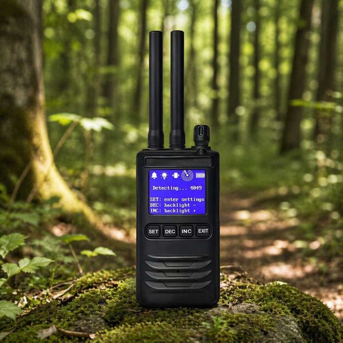 Детектор дронів портативний до 2х кілометрів, виявник дронів 900-1.5G/2.4G/5.1G-5.9G Nectronix JH-N2