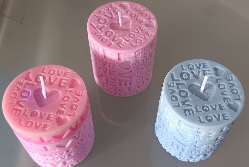 Velas decorativas artesanais