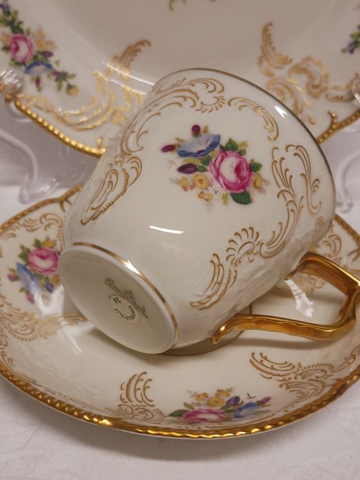 Rosenthal Sansoucci Diplomat trio filizanki serwis