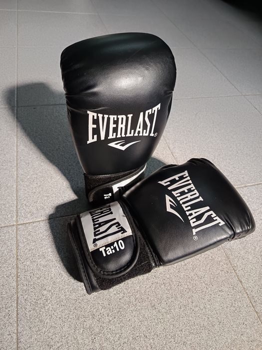 Luvas de Boxe EVERLAST 'Rodney' PU - 10 oz (NOVAS a Estrear + Bolsa Original)