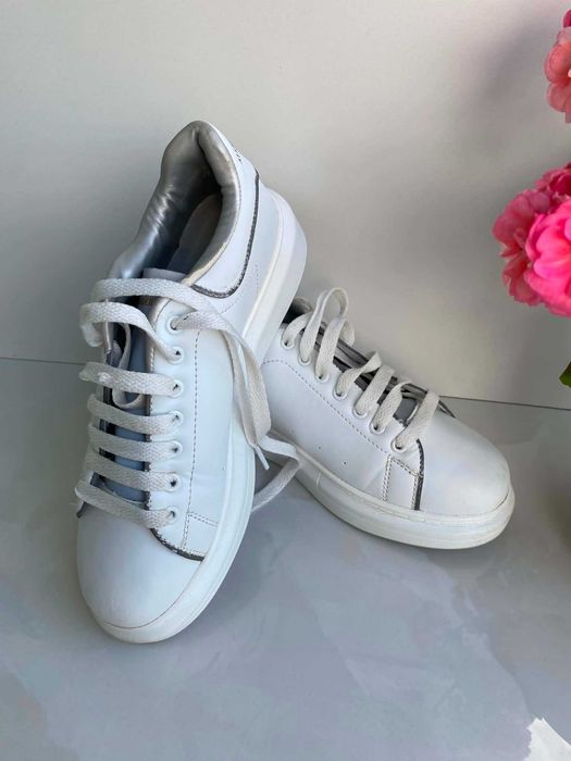 Sneakersy Półtrampki trampki Buty sportowe białe tenisówki 39
