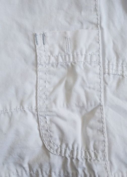 Krótkie spodenki/bermudy dla chłopca, ZARA, 7/8lat, 128cm, białe