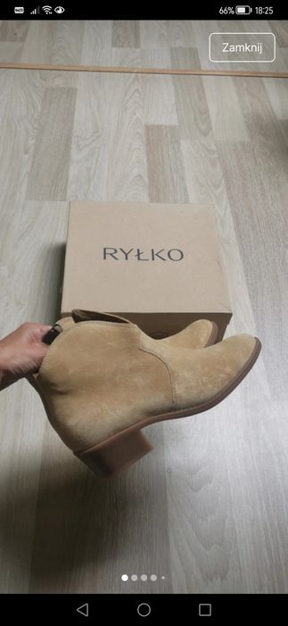 Botki skórzane Rylko