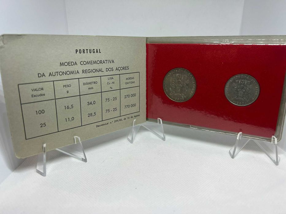 Portugal - Carteira BNC 1980 - Autonomia Regional dos Açores - Difícil de encontrar