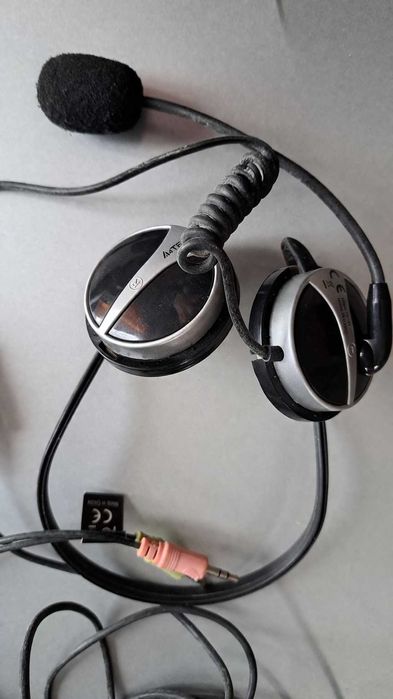 Наушники A4-Tech HS-5P с микрофоном, с регулятором.