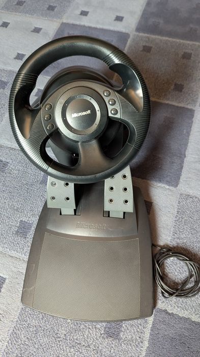 Volante Microsoft SideWinder Precision Racing Wheel USB + pedais