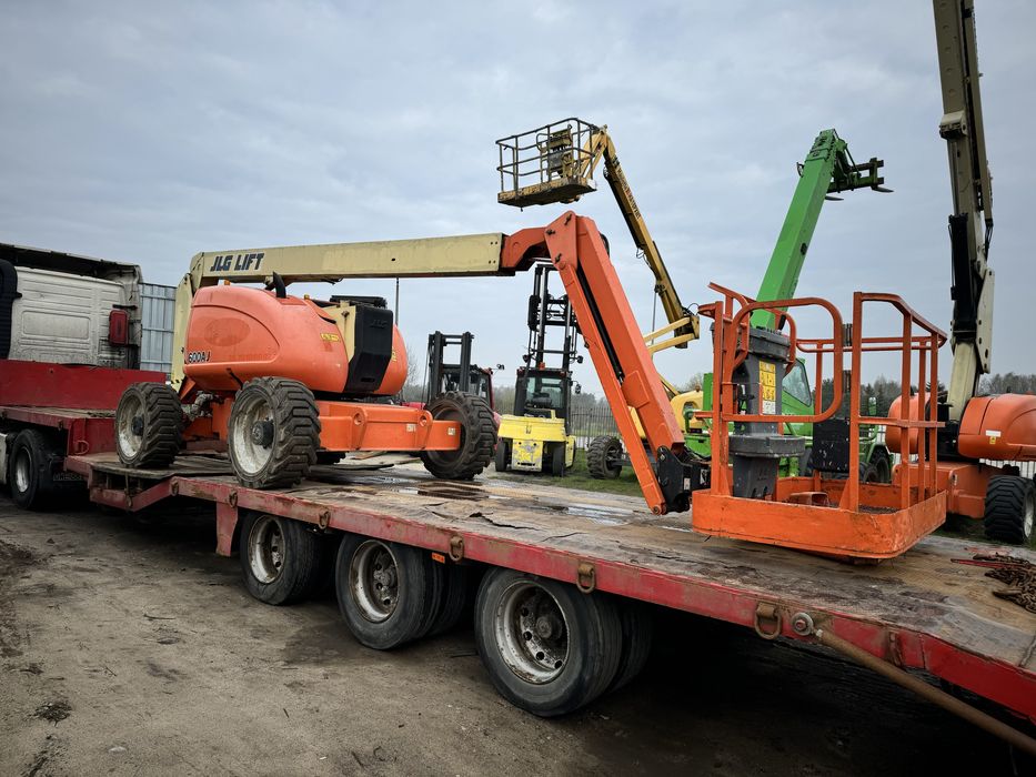 Wynajem podnosnika jlg 600 przegobowego teleskopowego wolnobieznego