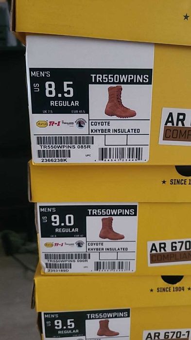 Зимові тактичні берци Belleville KhyberTR550WPINS водонепроникні до-30