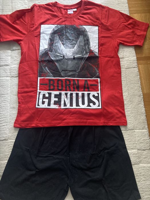 Piżama unisex Marvel z krótkim rękawem