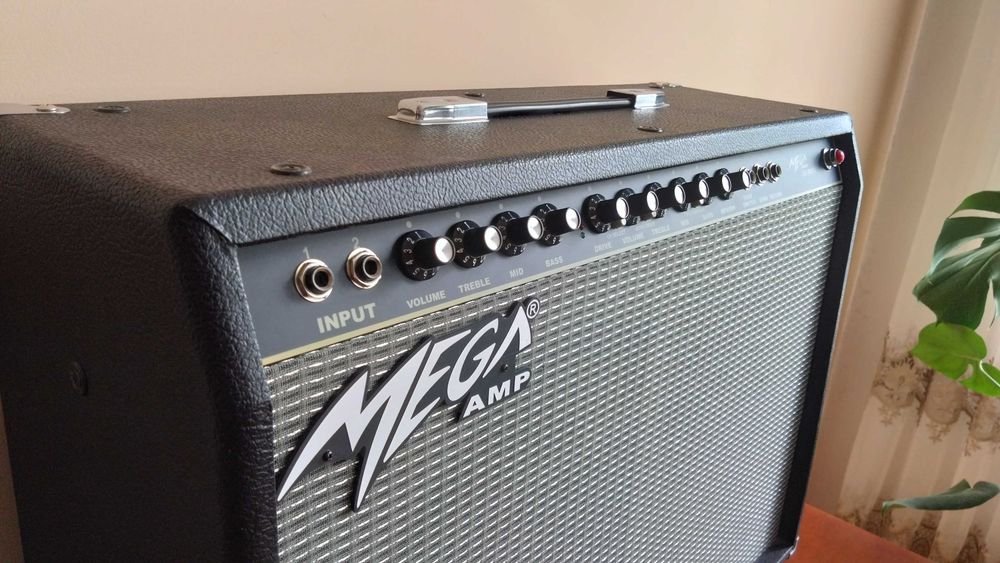 Wzmacniacz gitarowy MEGA AMP GX100R 100W, stan IDEALNY jak Fender
