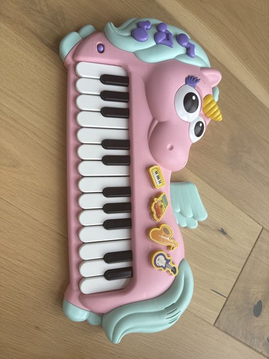 Pianino keyboard dla dzieci Jednorozec
