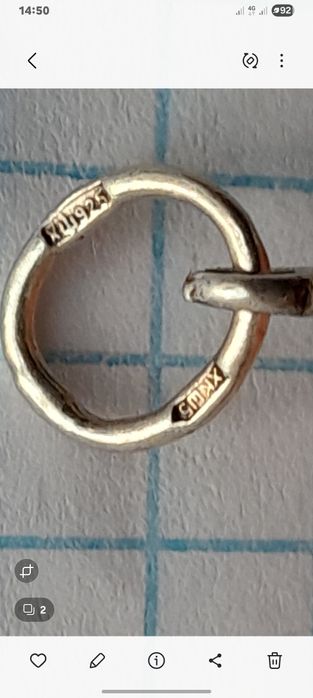 Крестик серебряный 925пробы, 3,3 грамма,