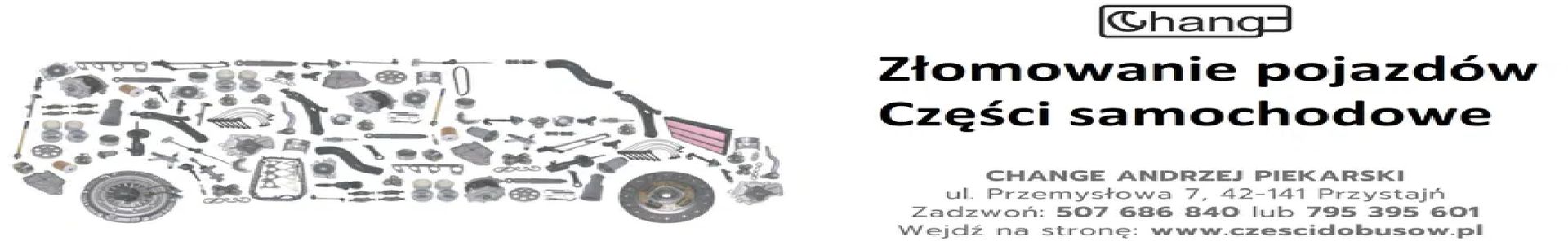 Stacja demontażu pojazdów S/141 czescidobusow.pl top banner