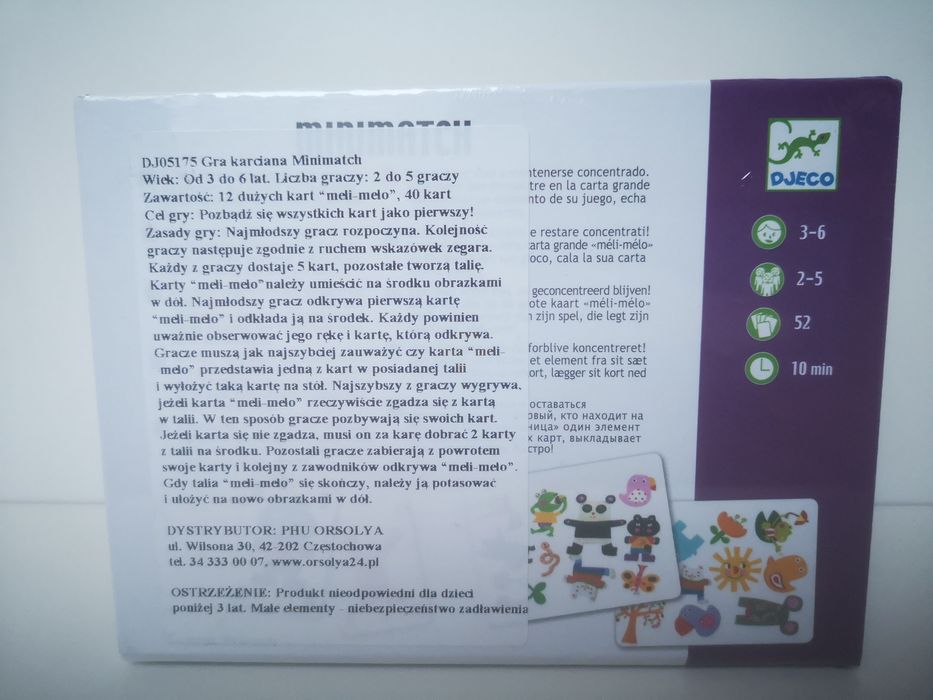 Djeco - Gra karciana Minimatch