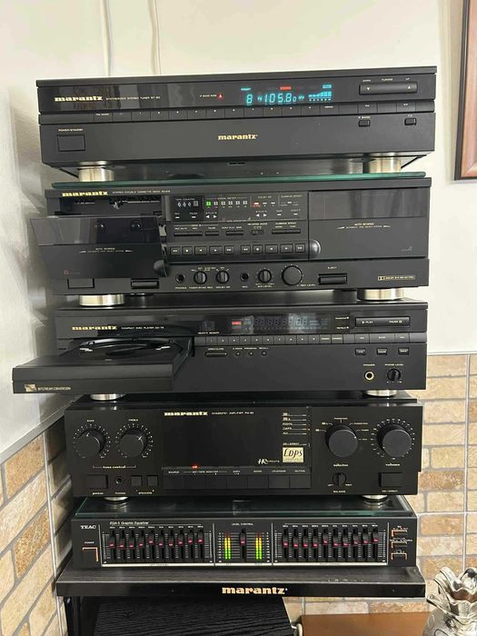 Marantz completo linha PM vs TEAC excelente