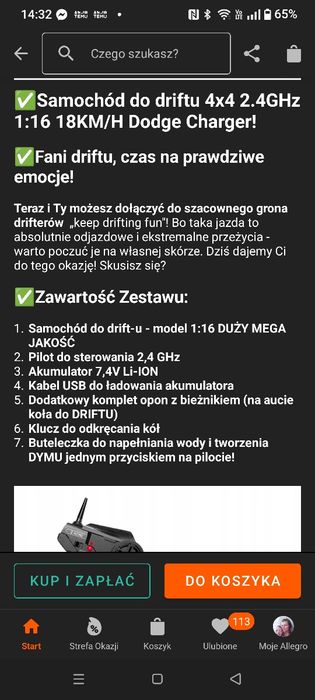 Auto na sterowanie nowe
