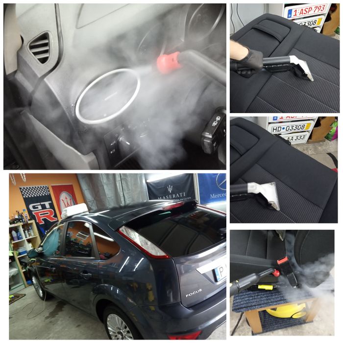 Pranie tapicerki samochodowej , meblowej sofy narożniki z dojazdem