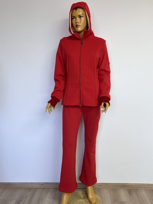 Post Card лижний костюм куртка штани червоний жіночий гірськолижний
