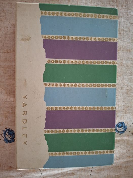 Yardley set muito antigo na caixa perfume perfumaria vintage