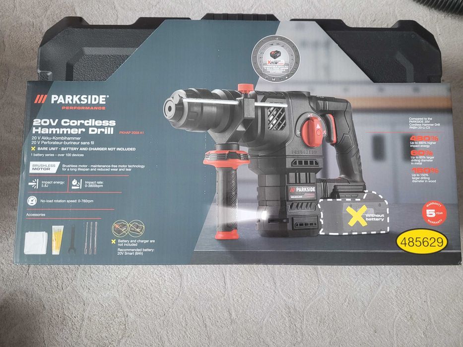 Mlotowiertarka parkside performance 5.8J