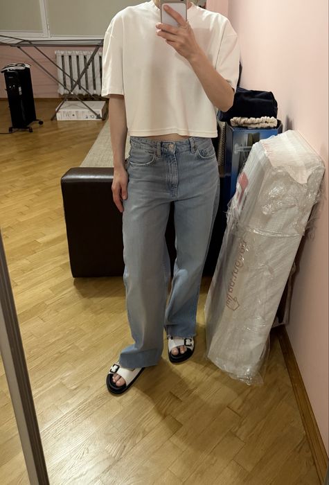 Лот речей джинси zara топ та футболка