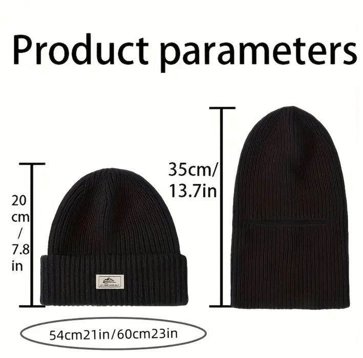 Зимова шапка-балаклава