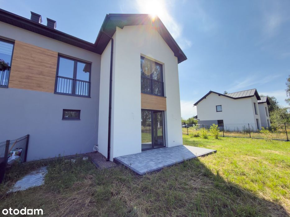 Nowoczesny bliźniak 115 m² | ogród, garaż, pompa ciepła, rekuperacja