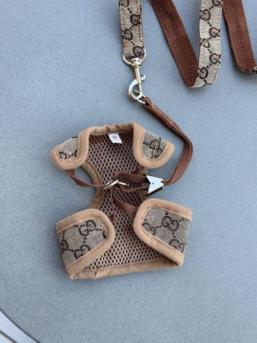 шлейка повідок амуніція для собак Gucci Louis Vuitton LV