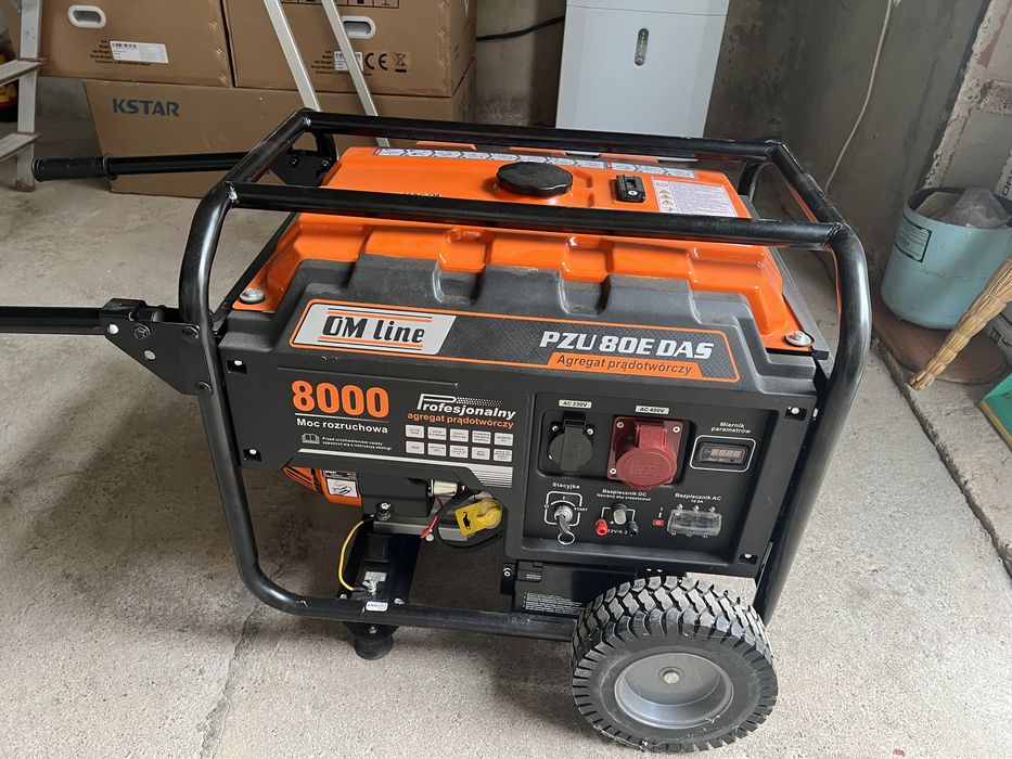 OleoMacLine 6.5кв. Бензо генератор. Електрогенератор.На мідній обмотці