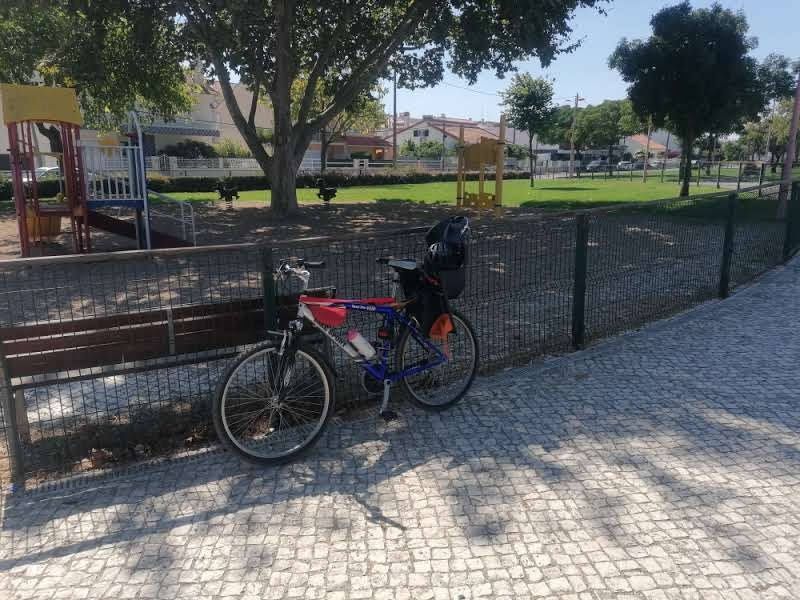 Bicicleta com assento criança
