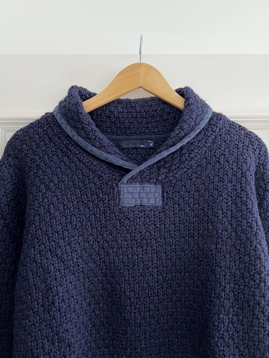 Camisola malha azul