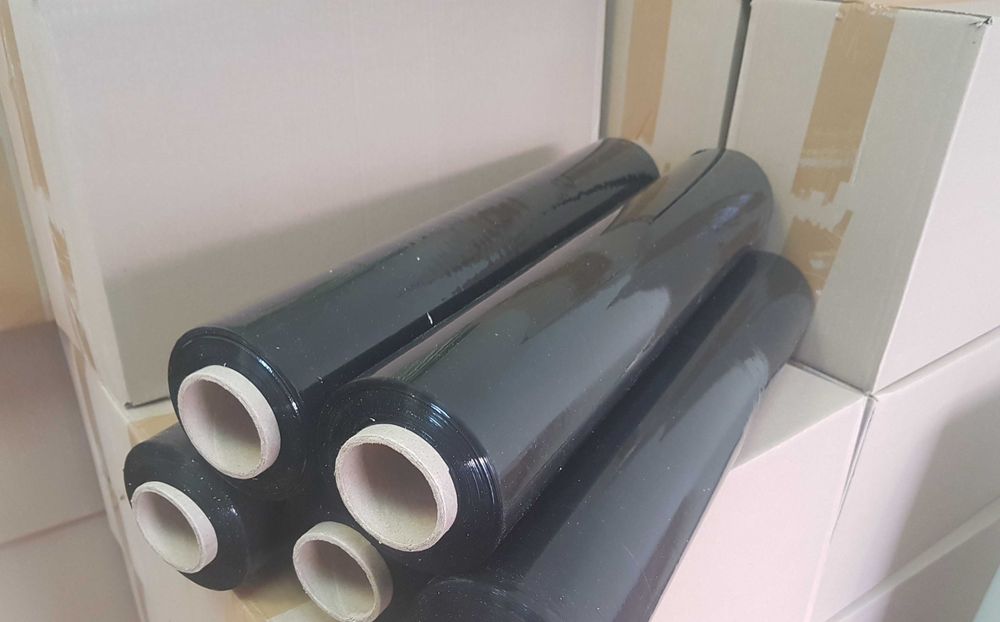 Стрейч пленка непрозрачная, черная - 75грн/кг