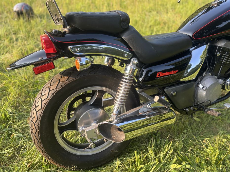 Kawasaki Eliminator 250 z 1998 r. Holandia przebieg 14640 km. Chopper