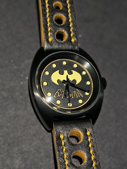 Zegarek męski BATMAN automatyczny custom Seiko mod