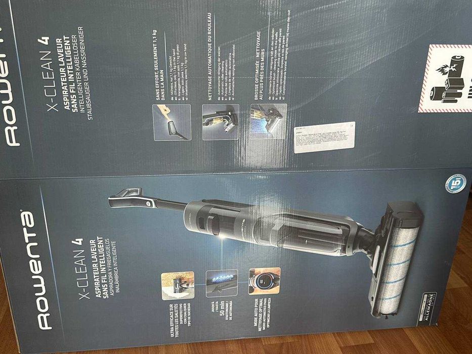 Rowenta X‑Clean 4 GZ5035WO – пилосос 2‑в‑1: пилосос + миття підлоги