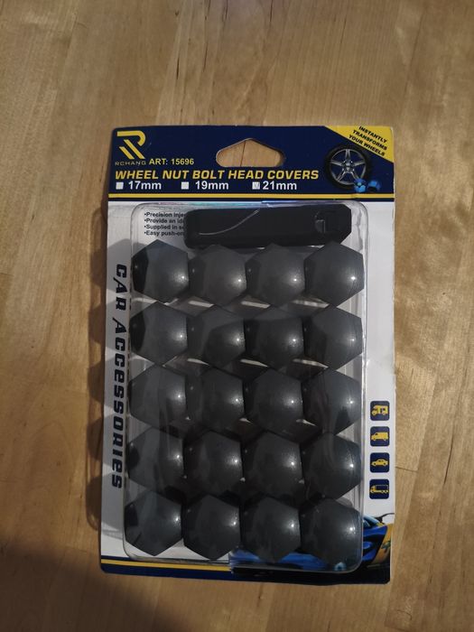 Tampas pernas porcas jantes de cor cinzenta 21m