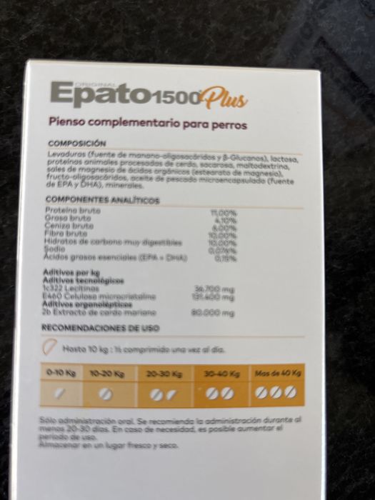 2 caixas Medicameto hepatico para cão