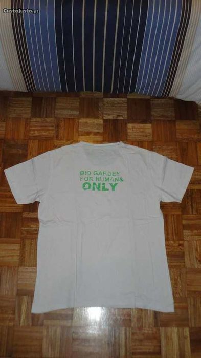 T-shirt de homem branca Berg