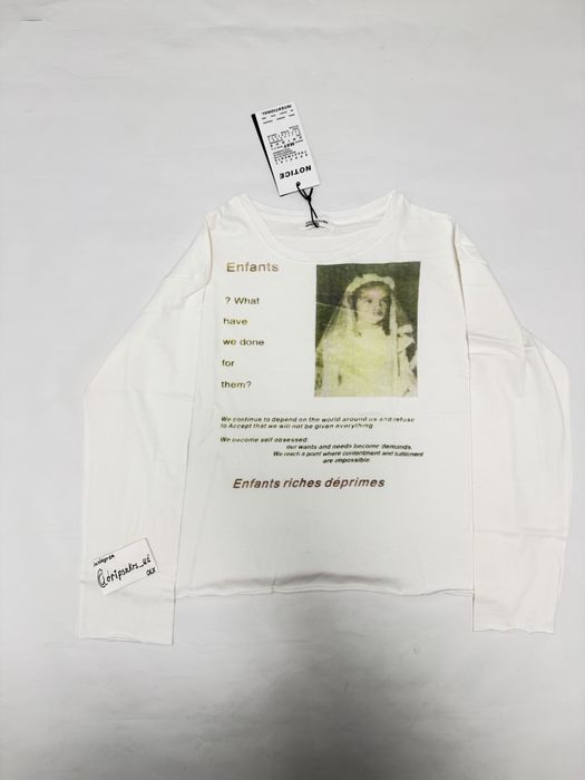 лонгслив Enfants Riches deprimes Have we do RARE m l vetements rick ow