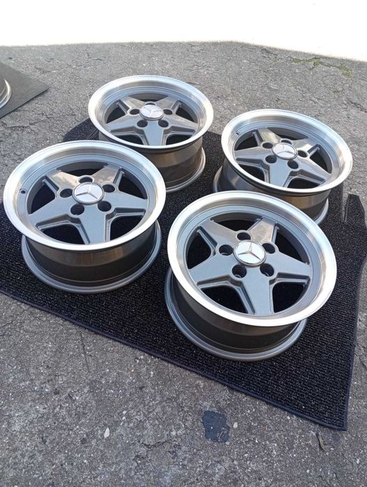 Jantes Mercedes 15 ARC Alurad 7X15 ET 21 restauradas