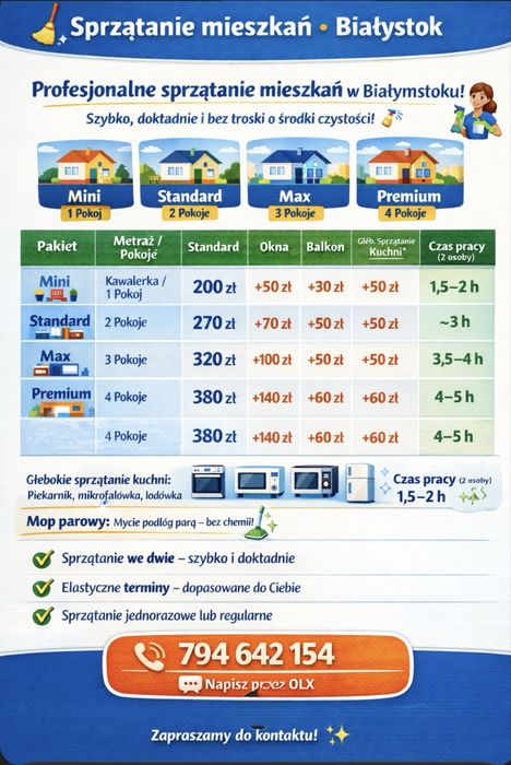 Sprzatanie mieszkań