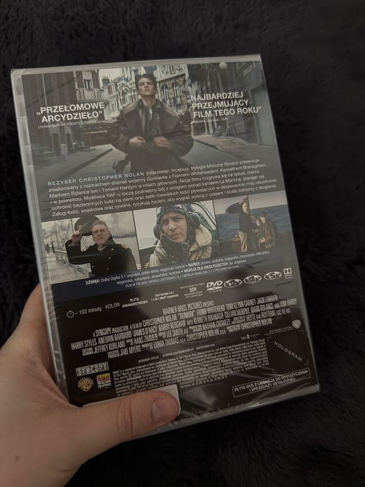 Film „Dunkierka” na płycie