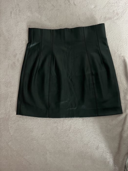 Шкіряна міні спідниця Zara