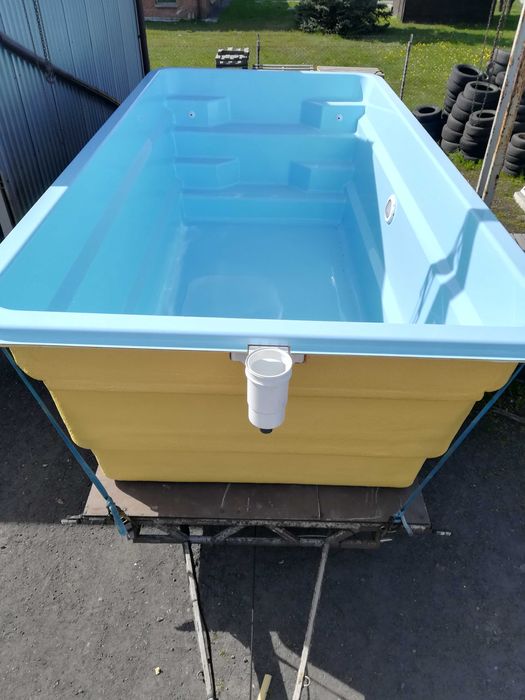 Basen Ogrodowy + FILTRACJA 6,00x3,00x1,55m Poliestrowy , Laminat