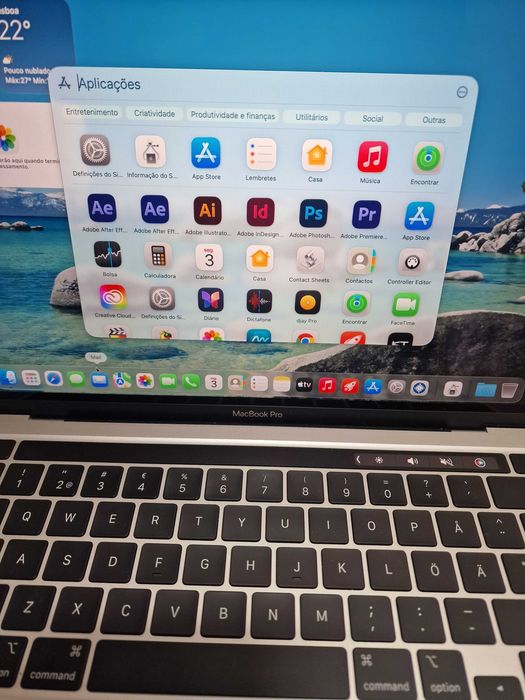 MacBook PRO Touchbar M1, 2020 (16gb com varios programas )