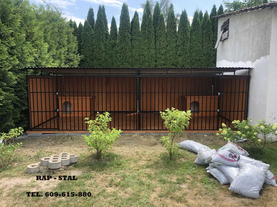 Kojec dla psa_zabudowa szeregowa_wysoka jakość_klatka.