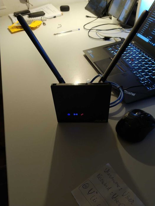 ASUS 4G-N16 N300 4G LTE - Router de rede móvel NOVO