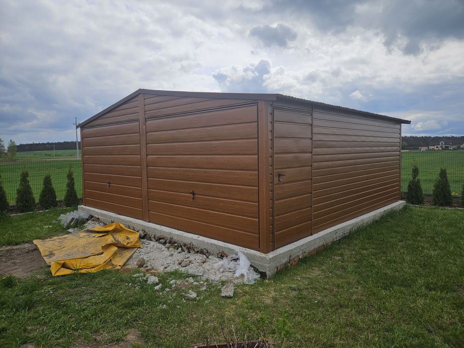 6x6 ŚWI Garaze Blaszane Garaż Blaszany Blaszak Blaszaki Złoty Dąb